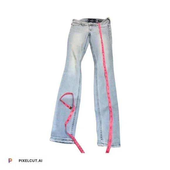 Hollister Low Rize Jean Leggings Advanced Stretch 1L W25 L30 - Picture 3 of 6